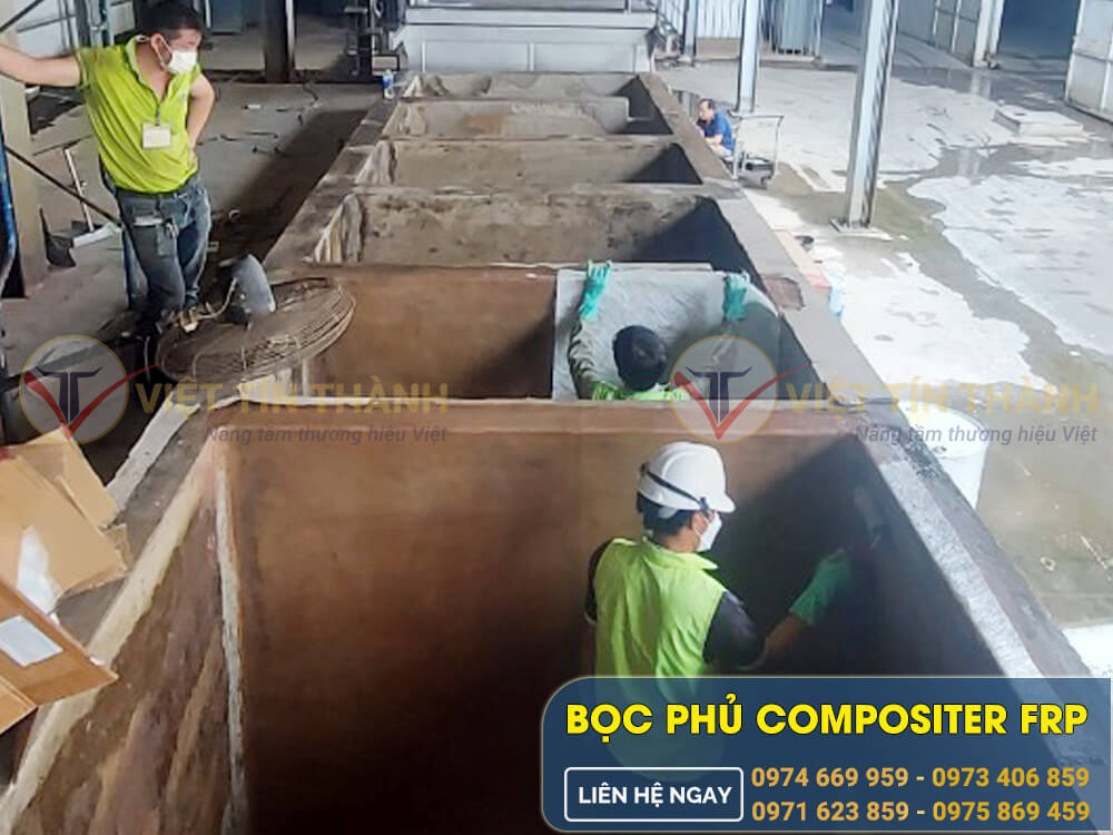 Bọc phủ composite frp